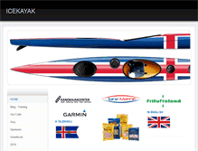 Tablet Screenshot of icekayak.com